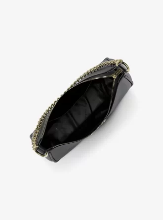 Jet Set Large Pebbled Leather Convertible Crossbody Bag