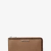 Jet Set Large Pebbled Leather Quarter-Zip Wallet Jet Set Large Pebbled Leather Quarter-Zip Wallet