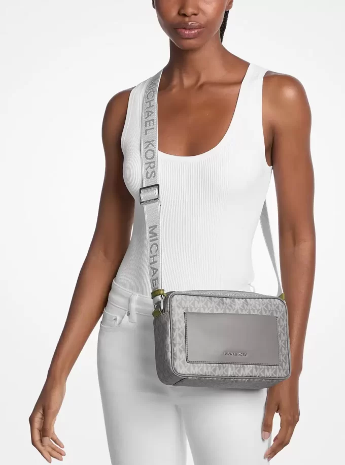 Jet Set Large Printed Signature Logo Crossbody Bag Jet Set Large Printed Signature Logo Crossbody Bag