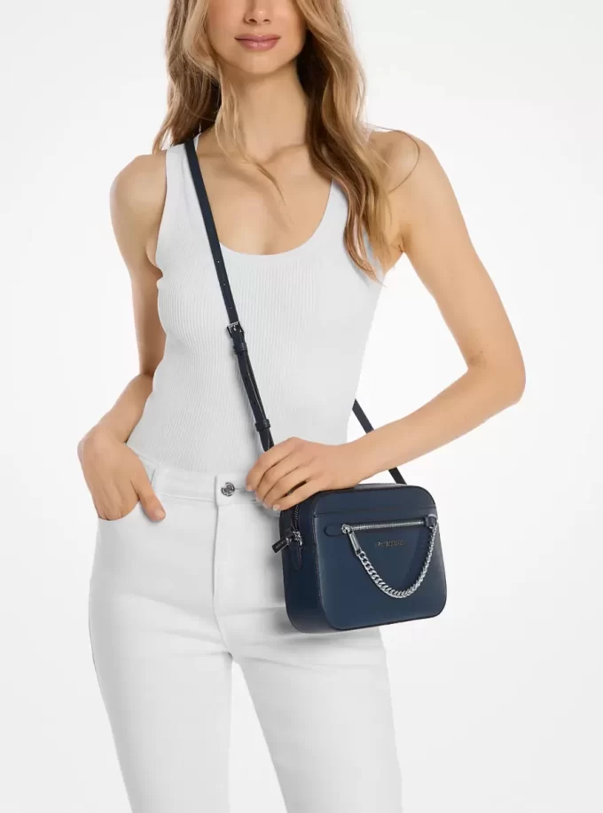 Jet Set Large Saffiano Leather Crossbody Bag Jet Set Large Saffiano Leather Crossbody Bag