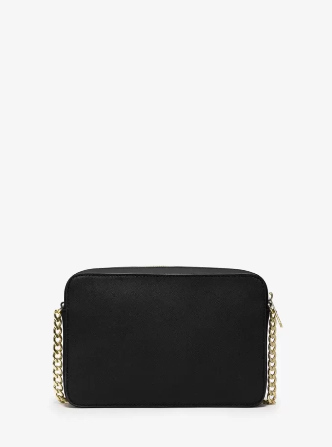 Jet Set Large Saffiano Leather Crossbody Bag