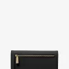 Jet Set Large Saffiano Leather Snap-Front Wallet