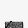 Jet Set Medium Embellished Metallic Leather Clutch Jet Set Medium Embellished Metallic Leather Clutch
