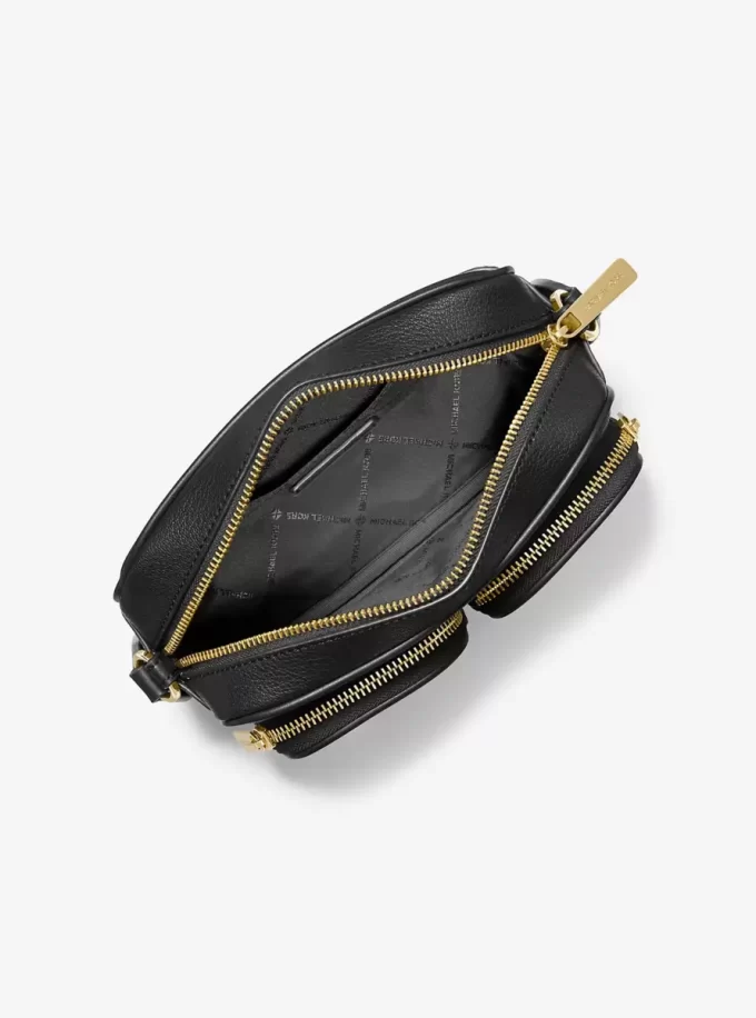 Jet Set Medium Leather Crossbody Bag with Case for Apple Airpods Pro® Jet Set Medium Leather Crossbody Bag with Case for Apple Airpods Pro®