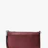 Jet Set Medium Pebbled Leather Convertible Wristlet