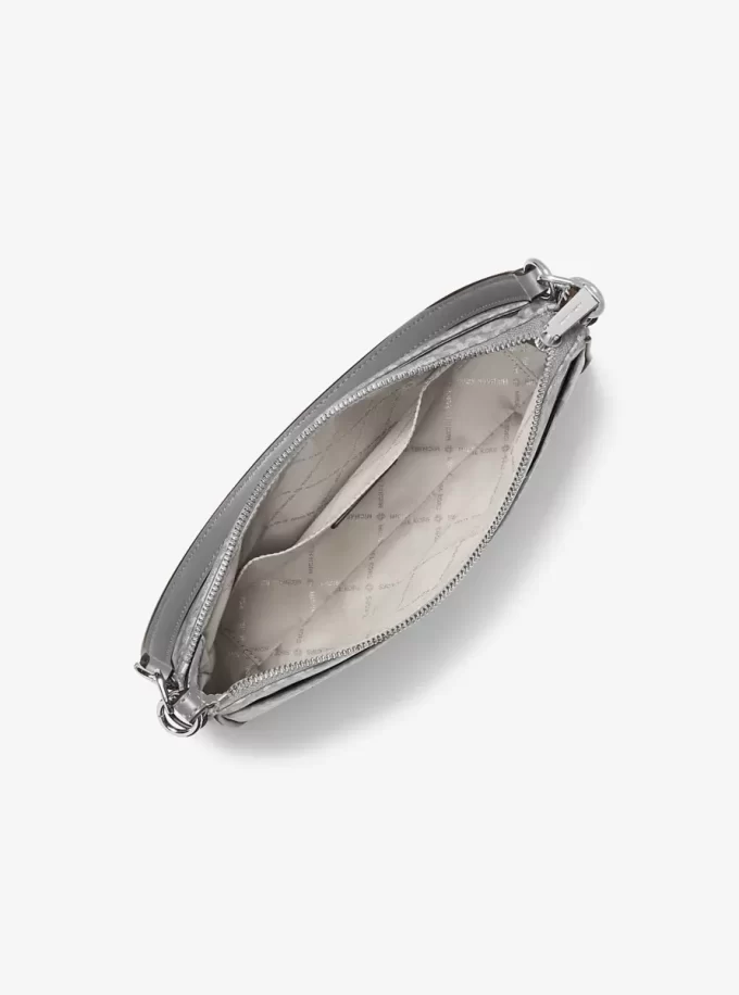 Jet Set Medium Signature Logo Print Woven Pochette Crossbody Bag Jet Set Medium Signature Logo Print Woven Pochette Crossbody Bag