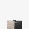 Jet Set Medium Two-Tone Logo Wallet
