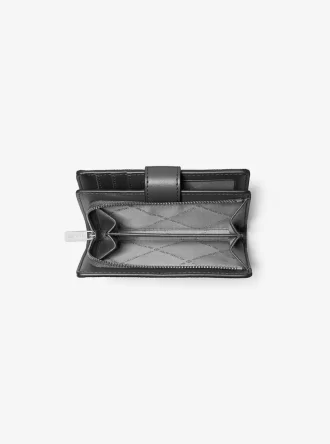 Jet Set Medium Two-Tone Logo Wallet