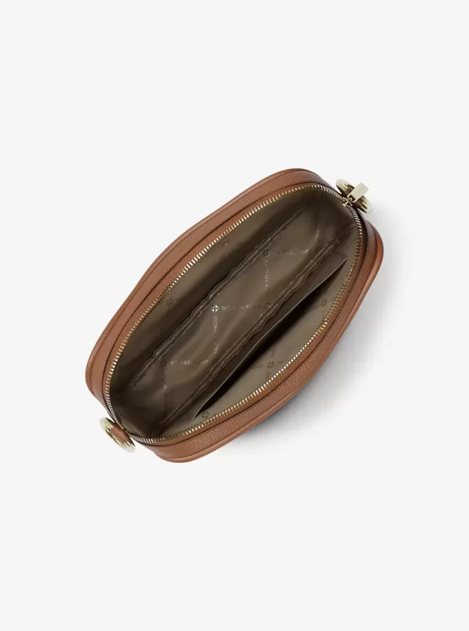 Jet Set Pebbled Leather Camera Crossbody Bag Jet Set Pebbled Leather Camera Crossbody Bag