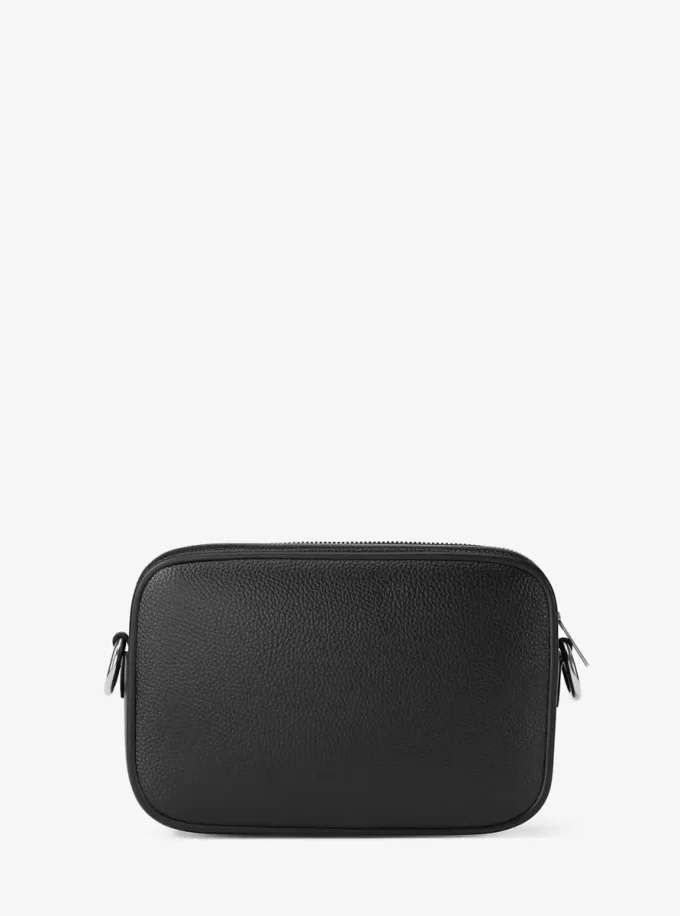 Jet Set Pebbled Leather Camera Crossbody Bag