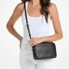 Jet Set Pebbled Leather Camera Crossbody Bag
