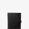 Jet Set Pebbled Leather Passport Wallet