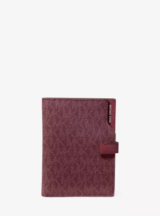Jet Set Signature Logo Passport Wallet
