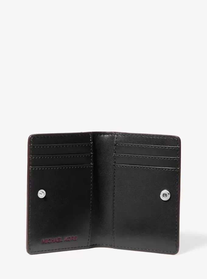 Jet Set Small Metallic Bi-Fold Wallet Jet Set Small Metallic Bi-Fold Wallet