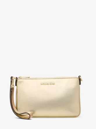 Jet Set Small Metallic Wristlet