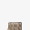 Jet Set Small MK2000 Logo Jacquard Wallet