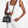 Jet Set Small Patent Duffel Crossbody Bag