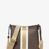 Jet Set Small Signature Logo Stripe Crossbody Bag Jet Set Small Signature Logo Stripe Crossbody Bag
