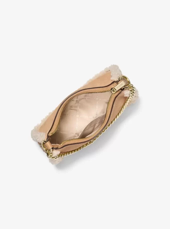 Jet Set Small Suede and Faux Shearling Convertible Crossbody Bag Jet Set Small Suede and Faux Shearling Convertible Crossbody Bag