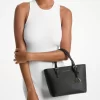 Jet Set Travel Extra-Small Saffiano Leather Top-Zip Tote Bag