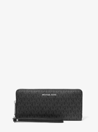 Jet Set Travel Large Signature Logo Continental Wallet Jet Set Travel Large Signature Logo Continental Wallet