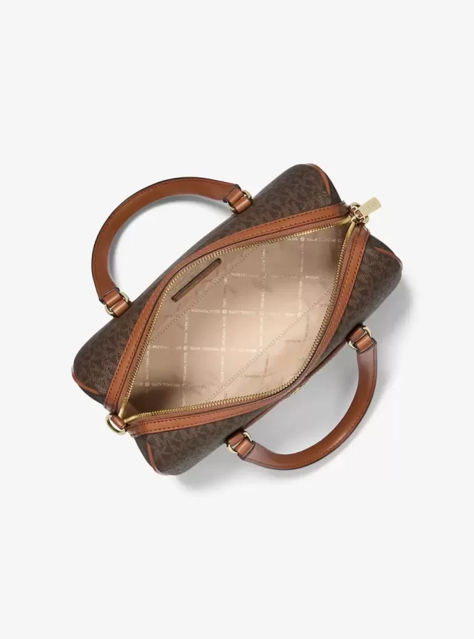 Jet Set Travel Medium Signature Logo Duffel Crossbody Bag