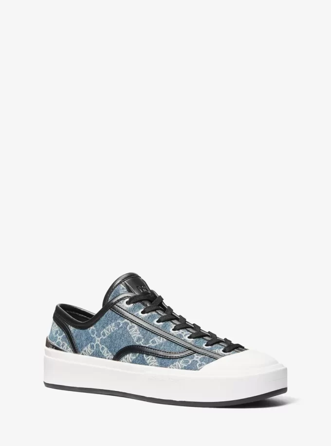 Jude Empire Diamond Jacquard Denim Sneaker Jude Empire Diamond Jacquard Denim Sneaker