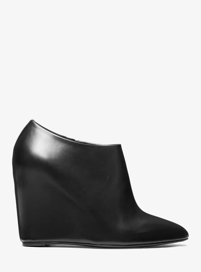 Kasia Leather Wedge Ankle Boot Kasia Leather Wedge Ankle Boot