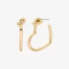 Knotted Heart Hoop Earrings Knotted Heart Hoop Earrings