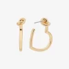 Knotted Heart Hoop Earrings Knotted Heart Hoop Earrings