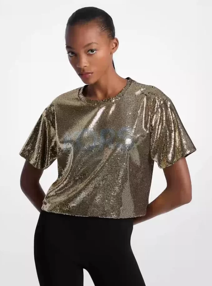 KORS Sequined Boxy T-Shirt KORS Sequined Boxy T-Shirt