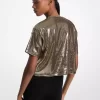KORS Sequined Boxy T-Shirt KORS Sequined Boxy T-Shirt