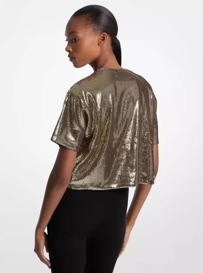 KORS Sequined Boxy T-Shirt KORS Sequined Boxy T-Shirt