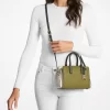 Laila Extra-Small Color-Block Pebbled Leather Crossbody Bag