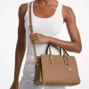 Laila Medium Signature Logo Satchel