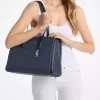 Laila Medium Signature Logo Tote Bag