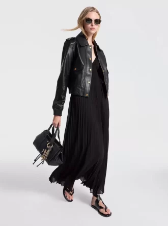 Leather Blouson Jacket Leather Blouson Jacket