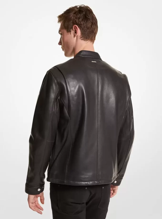 Leather Moto Jacket