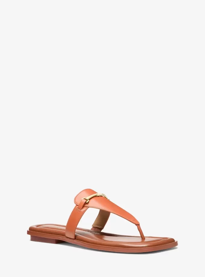 Lena Leather T-Strap Sandal Lena Leather T-Strap Sandal