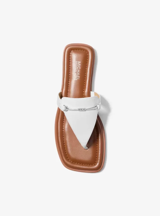 Lena Leather T-Strap Sandal Lena Leather T-Strap Sandal