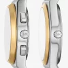 Lennox His and Hers Pavé Two-Tone Watch Set Lennox His and Hers Pavé Two-Tone Watch Set