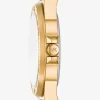 Lennox Pavé Gold-Tone Watch