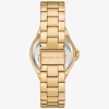 Lennox Pavé Gold-Tone Watch