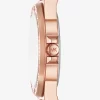 Lennox Pavé Rose Gold-Tone Watch