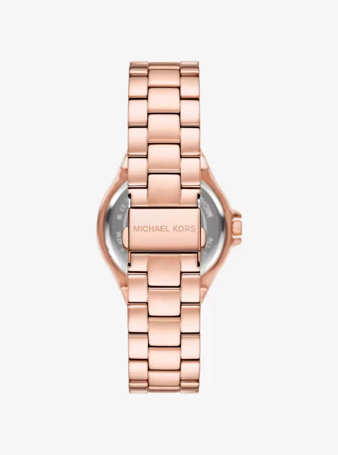 Lennox Pavé Rose Gold-Tone Watch