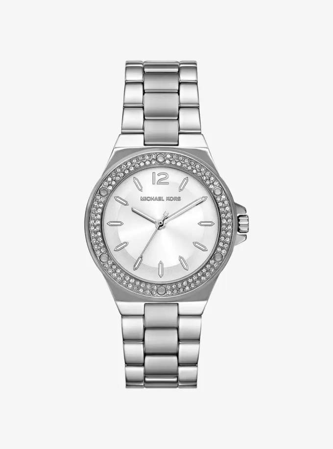 Lennox Pavé Silver-Tone Watch Lennox Pavé Silver-Tone Watch