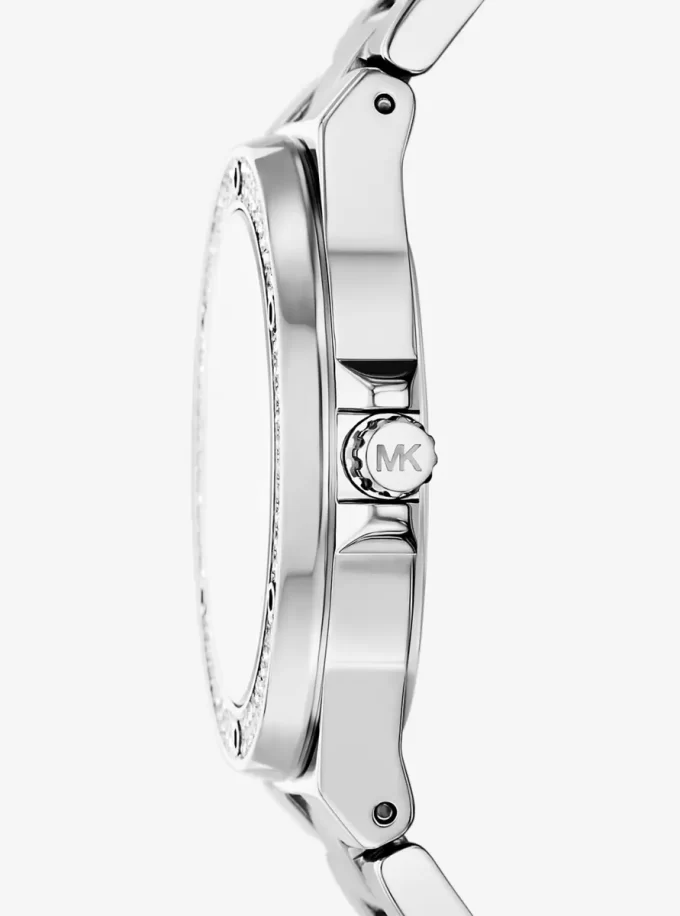 Lennox Pavé Silver-Tone Watch Lennox Pavé Silver-Tone Watch