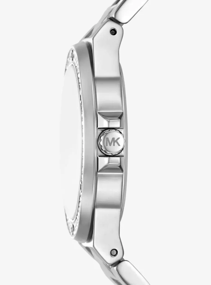 Lennox Pavé Silver-Tone Watch Lennox Pavé Silver-Tone Watch