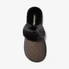 Liddy Signature Logo and Faux Fur Slipper Liddy Signature Logo and Faux Fur Slipper