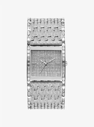 Limited-Edition Georgie Pavé Silver-Tone Watch